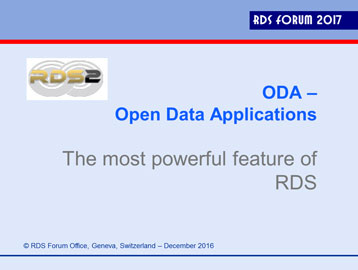 ODA applications presentation preview